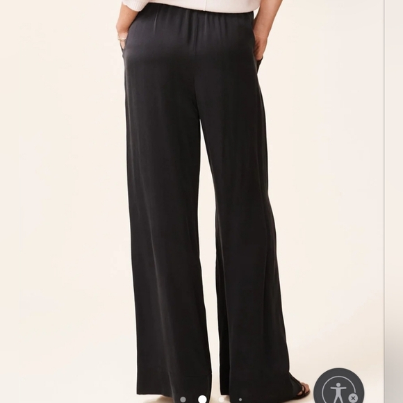 Lavender Brown Flowy Pants - Picture 3 of 14